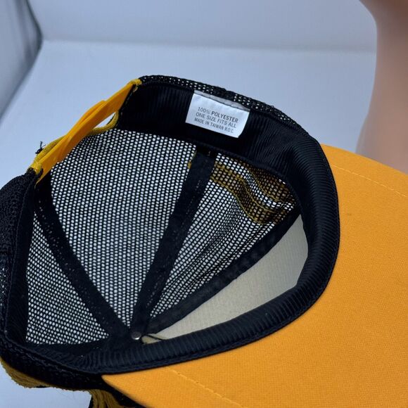 Purdue University Vintage Trucker Mesh Indie Hipster Frat Black Hat SnapBack - Picture 5 of 5